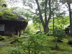 平家落人民族館にいってみた。
わんこ同伴 OK。
みどりがきれい！