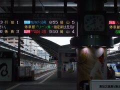 8:55の快速で瀬戸大橋を渡り、岡山に向かう。