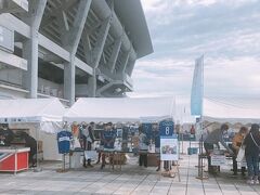 西ゲートでSDGｓのイベントを開催中。