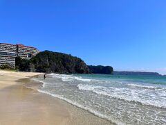 チェックアウトの時間まで入田浜を散歩・・・
入田浜の水質は最高ランクAAで国道から見えない知る人ぞ知る美しいビーチです！