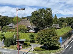 歩道橋の上からの足利学校