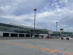 函館空港に到着です。