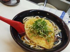 2日目／2日間 天ぷらうどん。