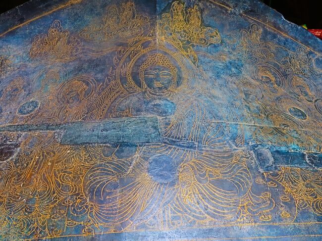 【油絵】三水公平/東大寺金堂（大仏殿）/古都奈良/真作/油彩/絵画/世界遺産 水彩画風スケッチ・国宝・奈良薬師寺・東塔: 円空仏などの彫刻や