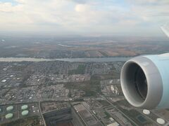 モントリオール空港に着陸態勢に入りました。高まります。