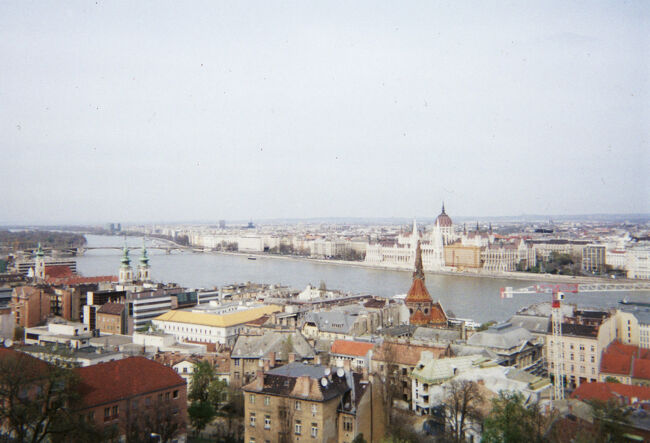 漁夫の砦からペスト地区を眺めました。