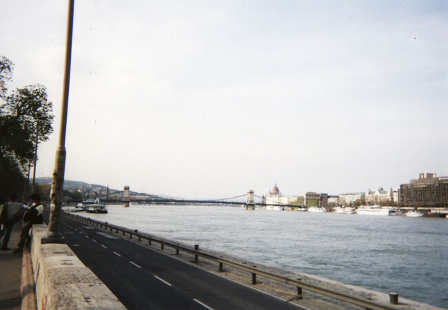 ドナウ川沿いを散歩します。