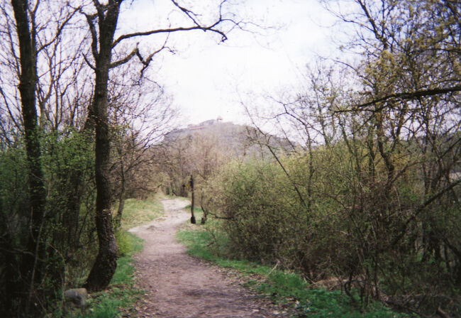 ヴィシェグラードの要塞に登ります。