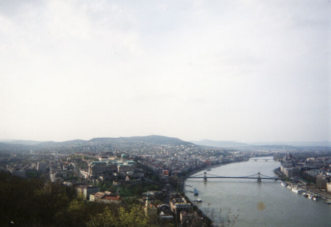 シタデルからブダペストを眺めました。