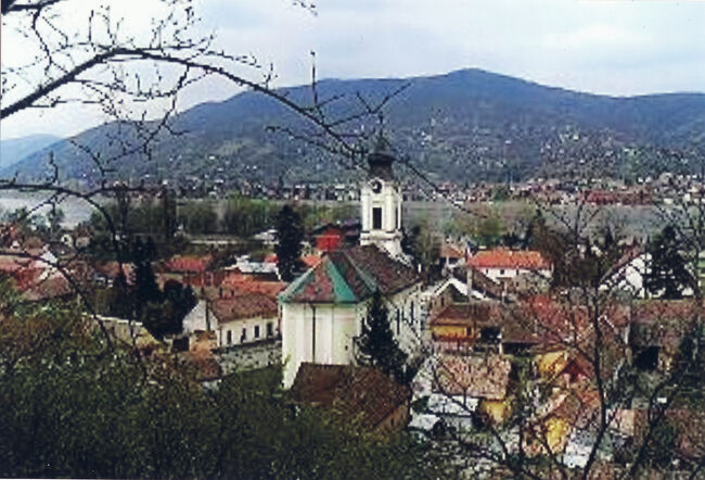 ハンガリー発祥の地とも言われるヴィシェグラードの街。