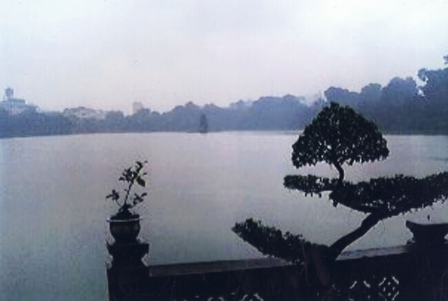 ハノイの顔の湖です。