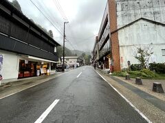 永平寺門前　この日は雨で参拝客も少ない