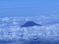10：30伊丹発
→11：40羽田着

雪のない富士山。