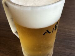 本館の大浴場を堪能した後の生ビール。
めっちゃ美味しかったです。