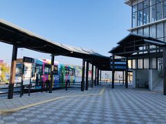 ２日目。

本日も、東郷駅前のバス停からスタートです！

要するに博多ー東郷を２往復してるのですが&#128166;荷物引きずってホテルを転々と移動したくないので仕方なし。宗像市は宿泊の選択肢も少ないですしね。