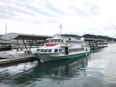 長崎港からジェットフォイルに乗り、福江港まで1時間半の旅です。