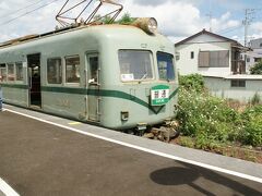 ●EL急行かわね路1号から

列車は定刻通り、11:52に出発しました。
11:57。
途中の大井川鉄道/合格駅で、上り列車とすれちがいました。
ん？？？南海の車両ですね（笑）。
それにしても駅名が珍しい（笑）。