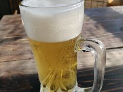 茶店でビール休憩