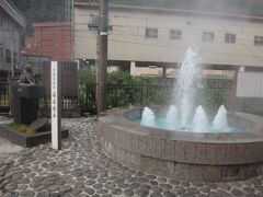 温泉噴水
富山富山地方鉄道宇奈月温泉駅の入り口あります。温泉が高く吹き上がり、温泉街の象徴です。火傷しそうに熱かったです。