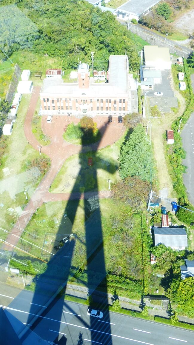 グローバルタワーの影です。