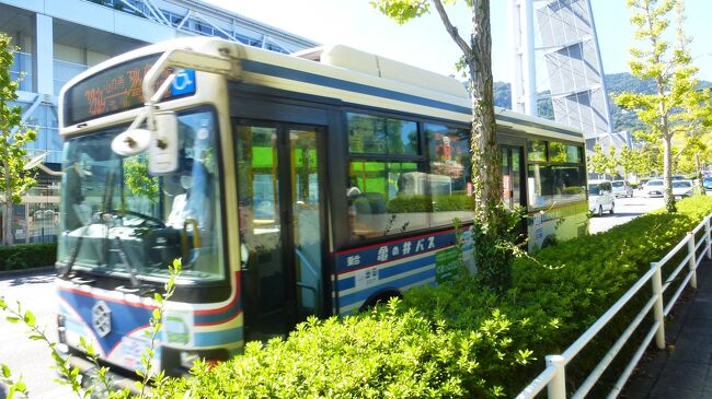 丁度やって来た、別府駅行きのバスに乗りましたが、これは直接別府駅西口に行くバスではなく、ゆめタウンなどを経由（遠回り）して、別府駅東口に着くバスだったのです。