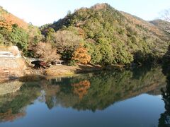 　澱みのない静かな水面は愛知川（えちがわ）です。旦度橋（たんどばし）上から撮影しました。