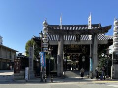 「大濠公園」から「祇園」に戻り、楠田神社へ