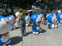 テレビ朝日に着いたらドラえもんがいっぱいいたー！