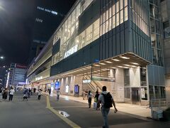 1日目
今回も深夜に新宿駅から出発です。