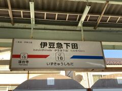 着いた場所は最終地点の『伊豆急下田』