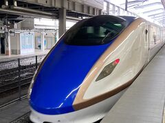 高崎8:43 (長野新幹線 はくたか553号 自由席) 9:31長野