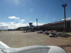 秋田空港に到着！。

１時間ちょっとだったかな～。
早い～♪。