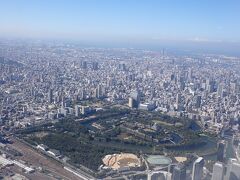 大阪城だ～

で、この数分後、伊丹空港に着陸するのですが、人混み大嫌いの私にとって、人が多いところを大荷物持った状態で移動するのは苦行のようなものでして、彦根に到着するまでただの１枚も写真を撮りませんでした。ただ黙々と移動。