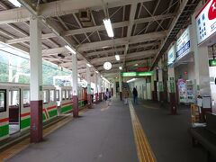 宇奈月駅のホーム