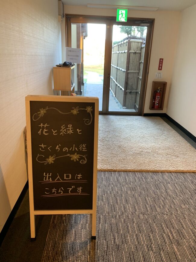 裏に花壇がある、と聞いたので行ってみることに。