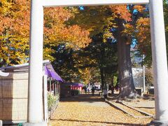 晩秋の小布施の街並み