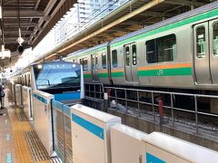 ラッシュ最中の京浜東北線で大井町へ。
東京に到着した南行は意外と空いていた。浜松町で一挙に下車、座れた。