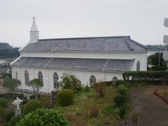 水ノ浦教会　綺麗な白い教会です。