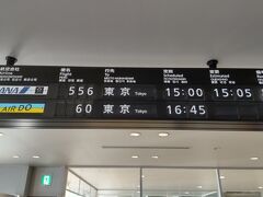 ＡＮＡは３回目。
昨年萩・津和野空港がＡＮＡしか飛んでなく初めて利用して以来。