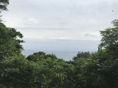 海が見えます。