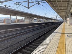 岐阜羽島駅、14時51分発こだま732号に乗車します。