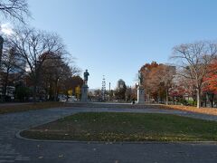 大通り公園の樹木は各丁目で様々なので色づきの違いなど楽しんで行きましょう。