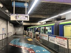 浜松町駅からのモノレールも始発列車やね。