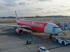 成田空港からタイエアアジアＸでしゅっぱーつ！