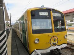 上州富岡駅につきました。「ぐんまちゃん列車」と言う名前の電車です。ここが終点でした。