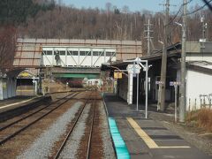 9:01 上川駅に停車。