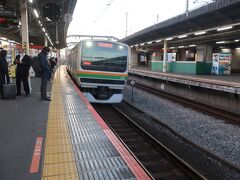 06:46 赤羽駅から宇都宮線に乗ります

06:30頃に大宮を出発して東武線経由で行く予定でしたが､ちょっと寝坊してしまいまして・・・