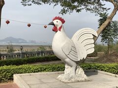 金門島は風獅爺が島の守り神になっていますが、小金門島では風鶏が守り神だそうです。

