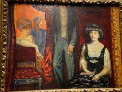 ピエール・ボナール 「桟敷席」 1908年 オルセー美術館
本作の舞台はオペラ座の桟敷席で画商のベルネーム＝ジュヌ兄弟とその妻たちが描かれています
※オルセー美術館にて撮影
