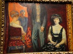 ピエール・ボナール 「桟敷席」 1908年 オルセー美術館
本作の舞台はオペラ座の桟敷席で画商のベルネーム＝ジュヌ兄弟とその妻たちが描かれています
※オルセー美術館にて撮影
